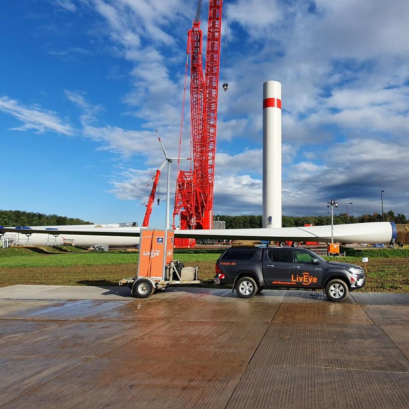 Videoüberwachung Windpark