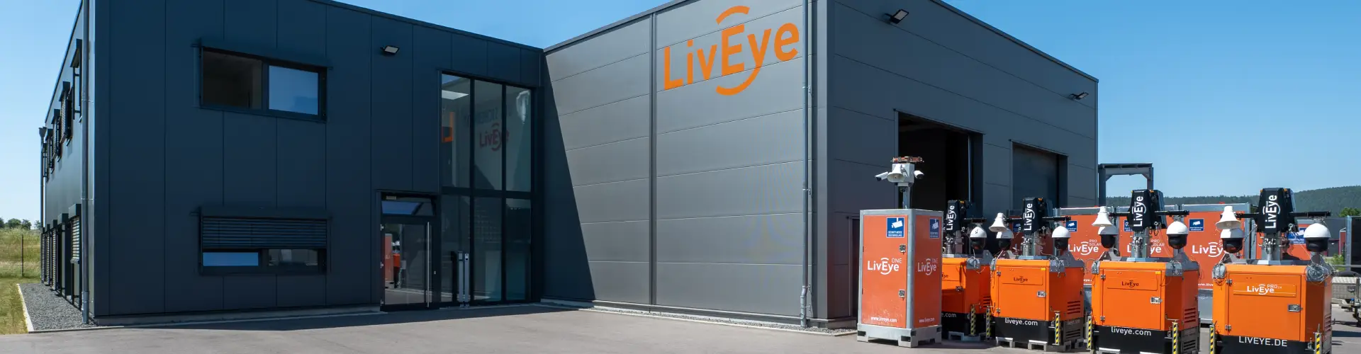 LivEye Firmengebäude mit mobilen Videoüberwachungssystemen